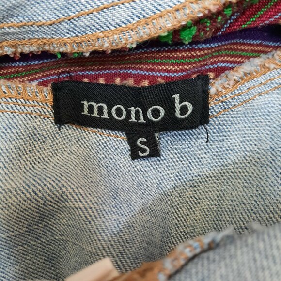 Y2K Hooded Denim Jacket blue Light Wash Womens Size S - Picture 6 of 6